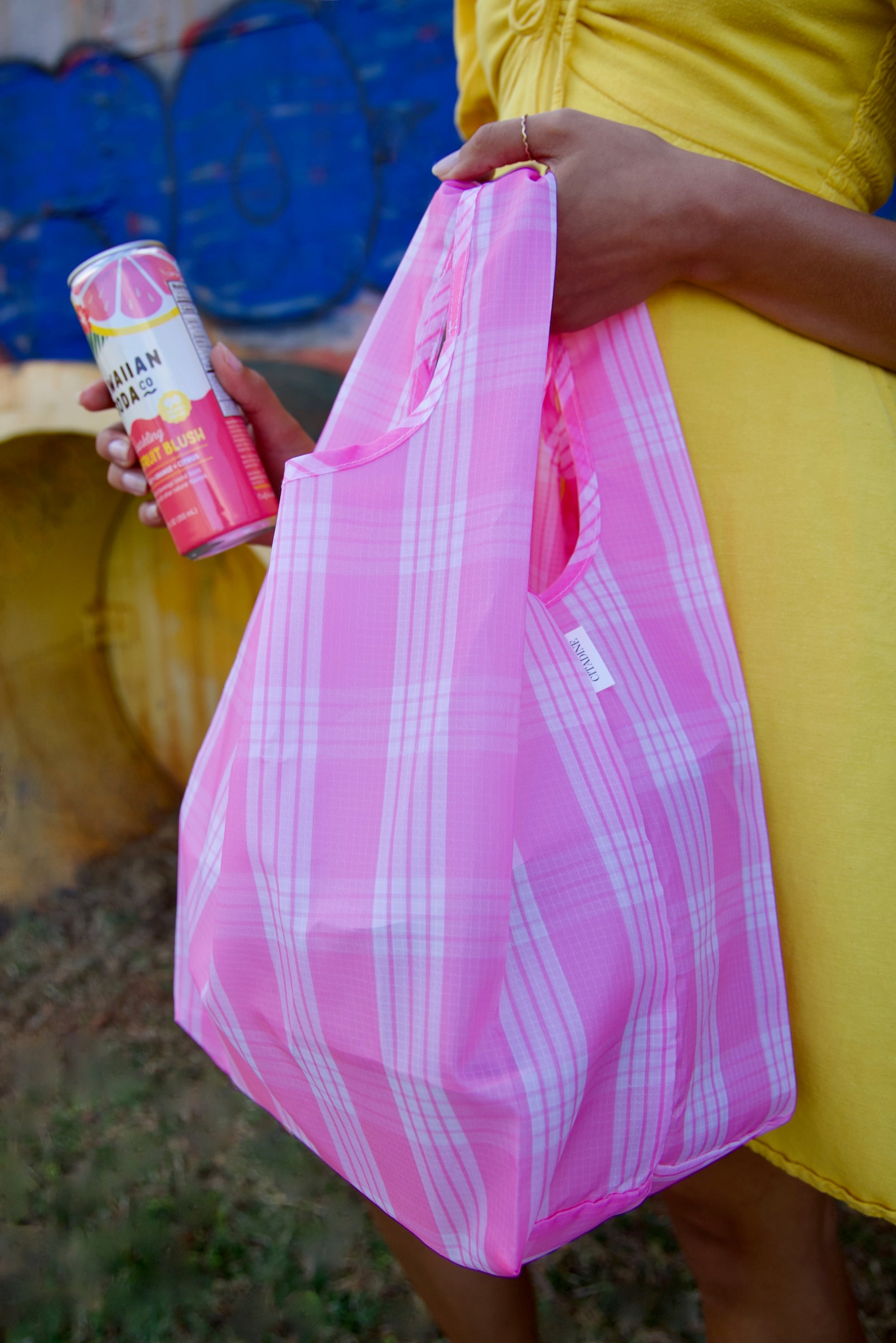 rPET Foodie Take Out Bag - Palaka Pink
