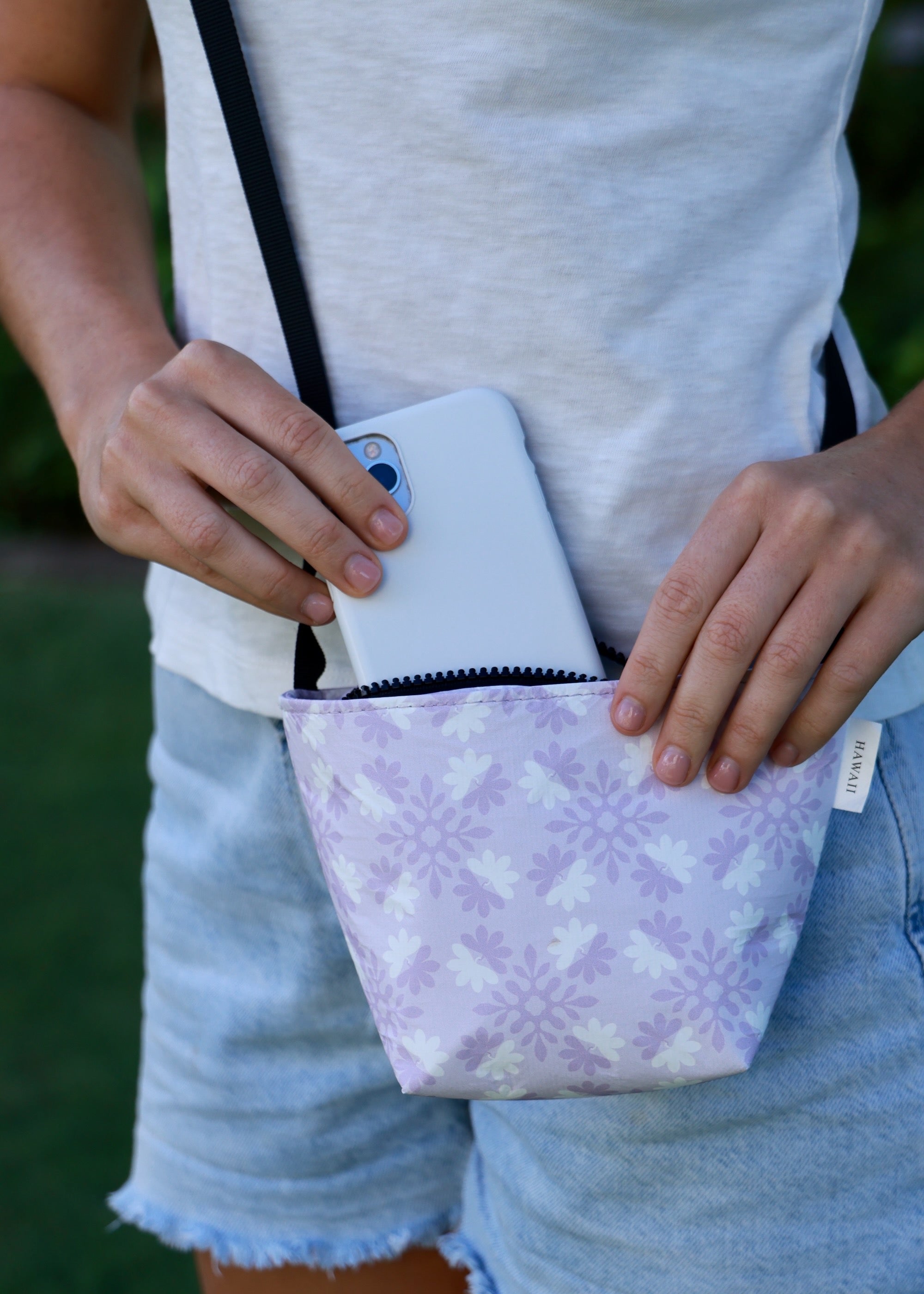 Hawaiian Quilt Pattern Mini Crossbody Bag |Hawaiian quilting| Citadine