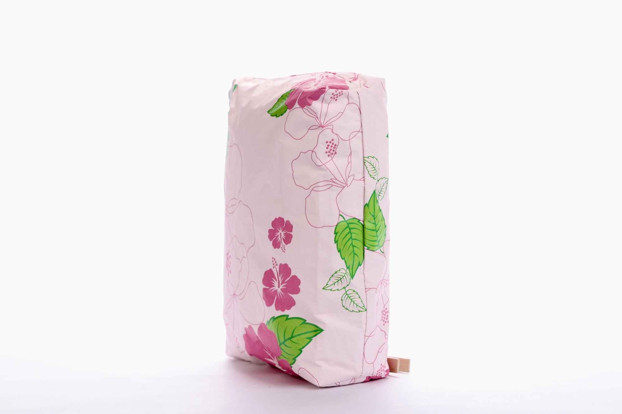 Hibiscus Floral Print Pouch | Versatile Tyvek Small Pouch | Citadine