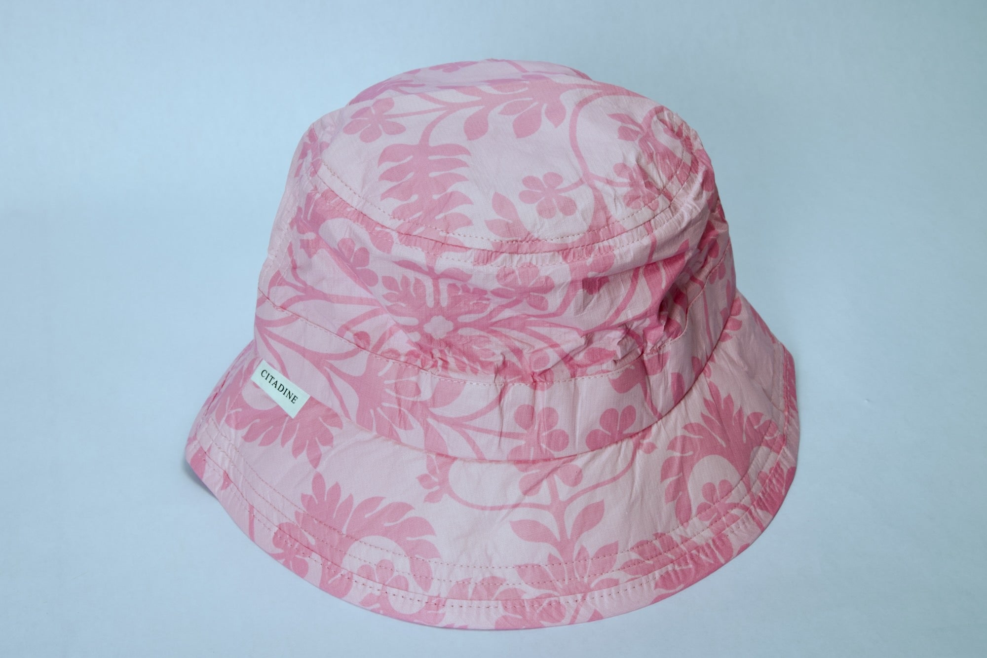 Hawaiian Quilt Pink Bucket Hat-DuPont™ Tyvek®