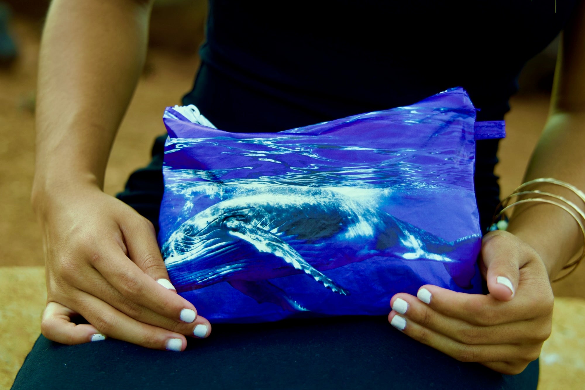 Whale Hello Versatile Tyvek Small Pouch for Travel