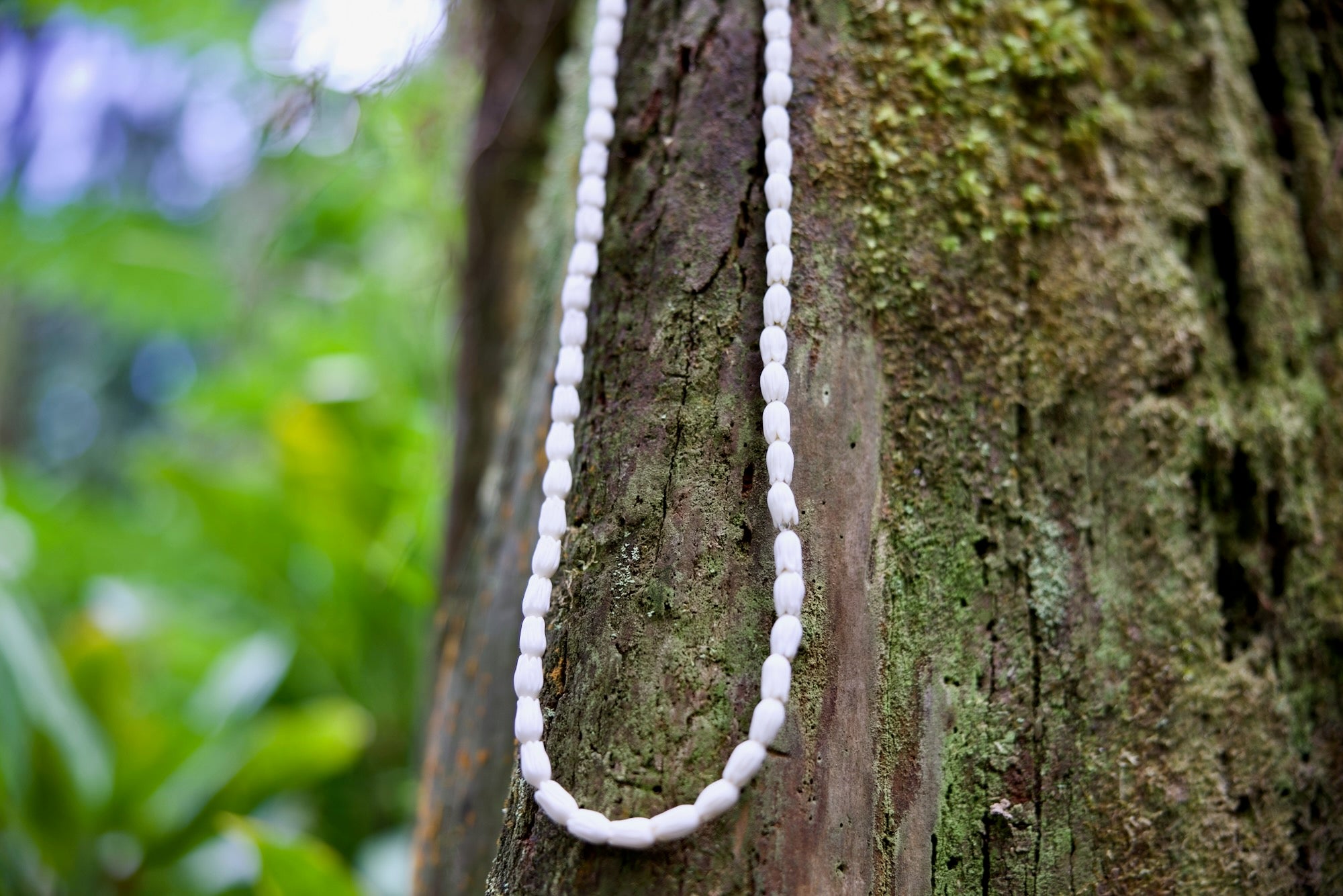 Forever Sculpture Jewelry Lei - Pikake 1 (Jasmine)