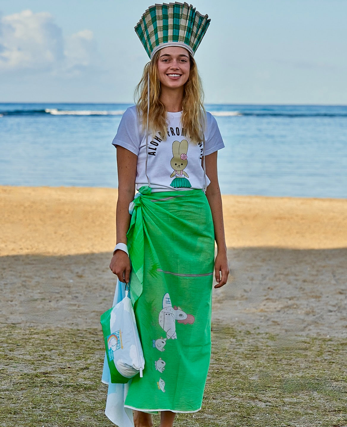 Atasha Rabbit Surfs Haleiwa Pouch: Inspired by Haleiwa