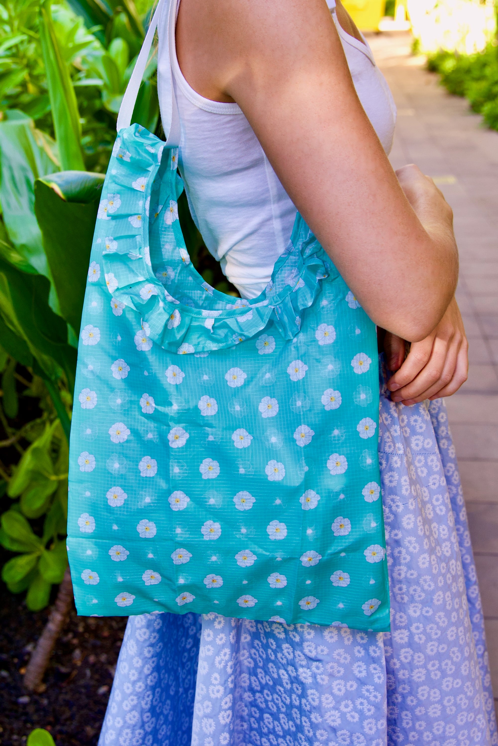 Medium Lei Bag Pua Kala | Hawaiian themed Print | Citadine