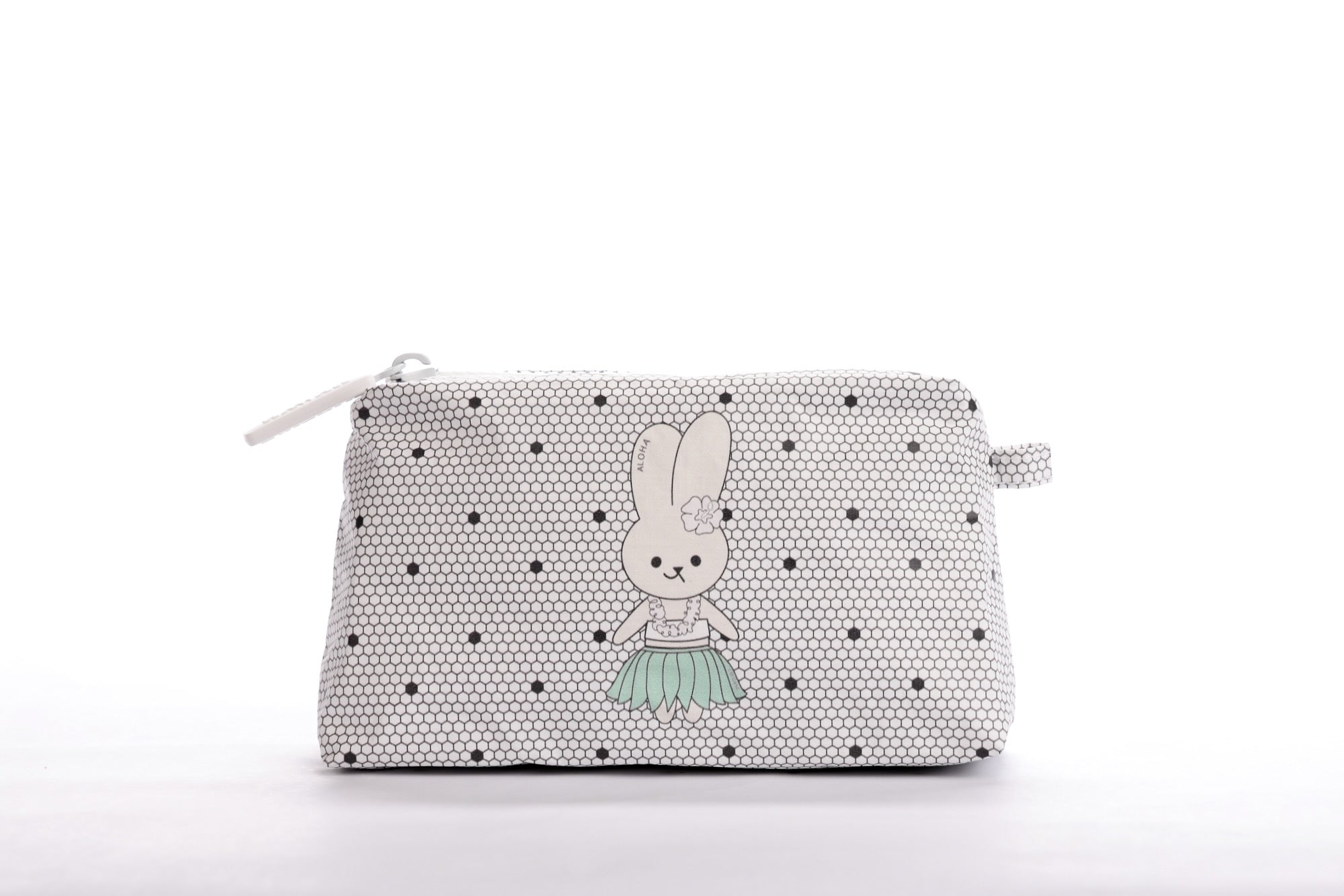 Cute Rabbit Print Pouch | Atasha Rabbit Honey Comb Lace | Citadine