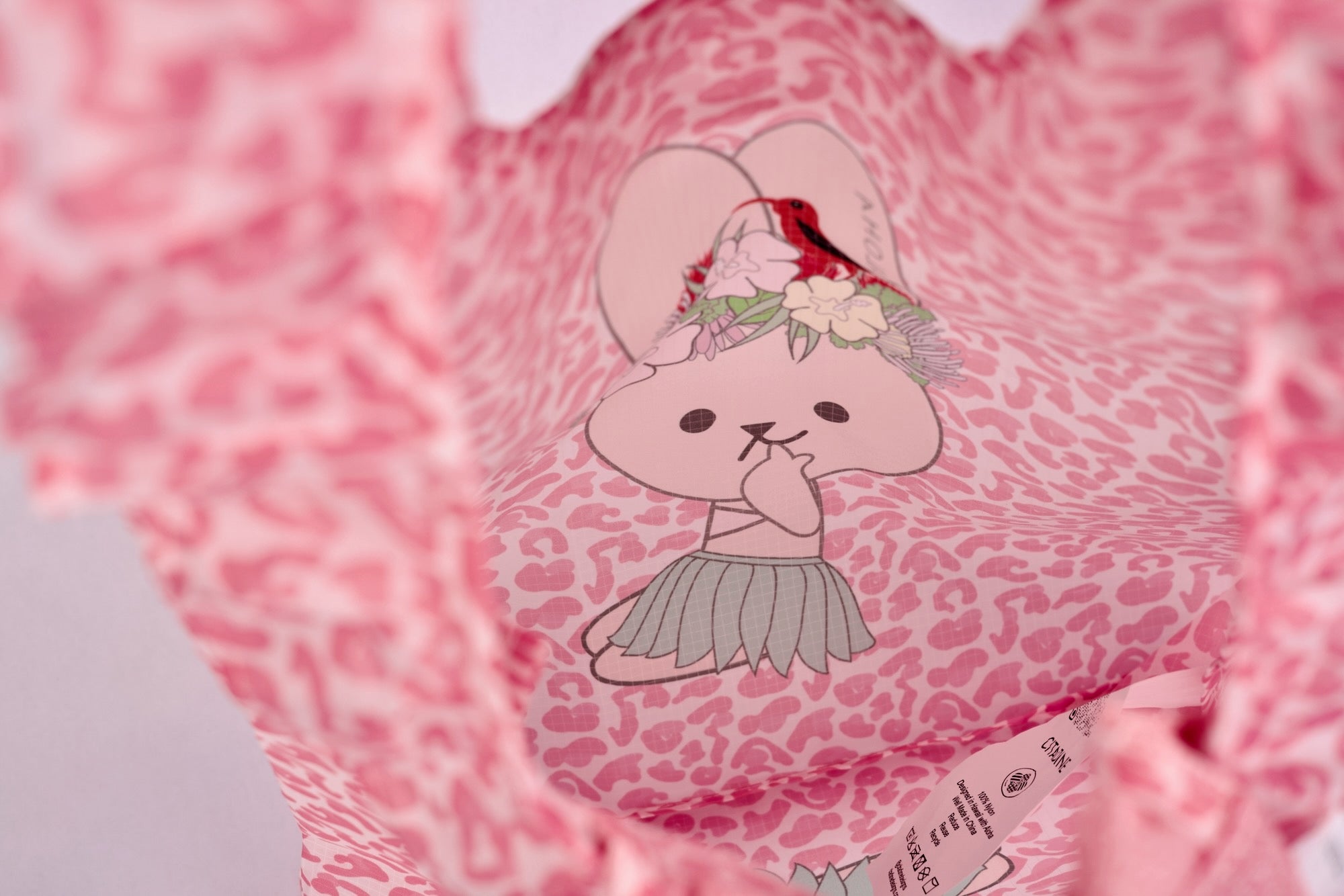 Atasha Inspired Lei Bag | Atasha Rabbit I'iwi Pink Leopard | Citadine