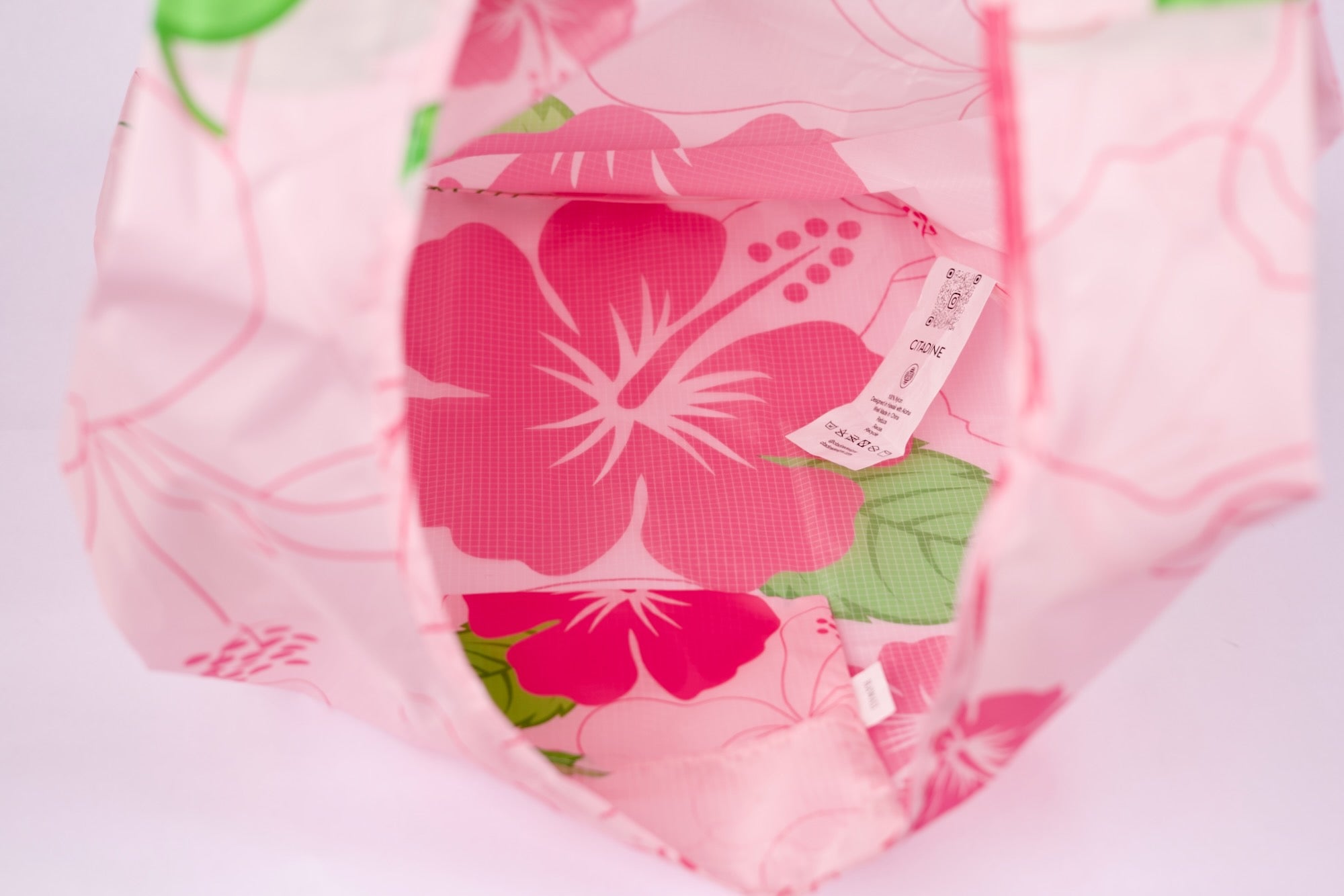 Hibiscus Flower Print Tote Bag | Eco-Friendly Tote Bag | Citadine