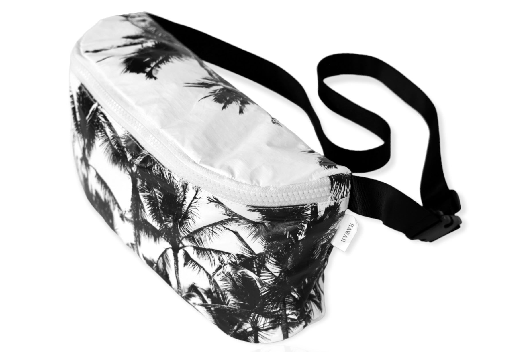 Eco-friendly Tyvek belt bag | Coco Palms Magic Island Print | Citadine